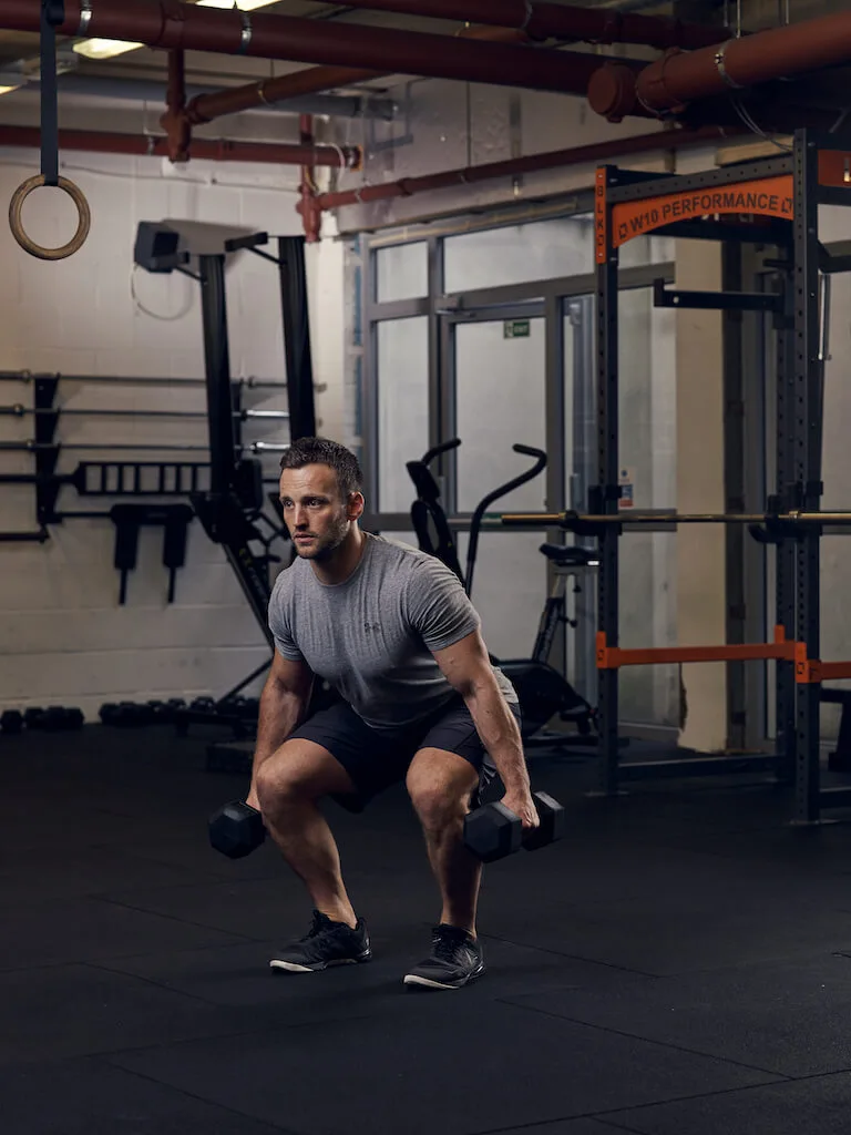 Dumbbell Jump Squat