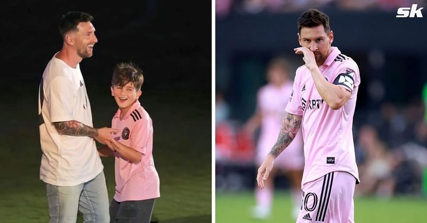 messi and his son