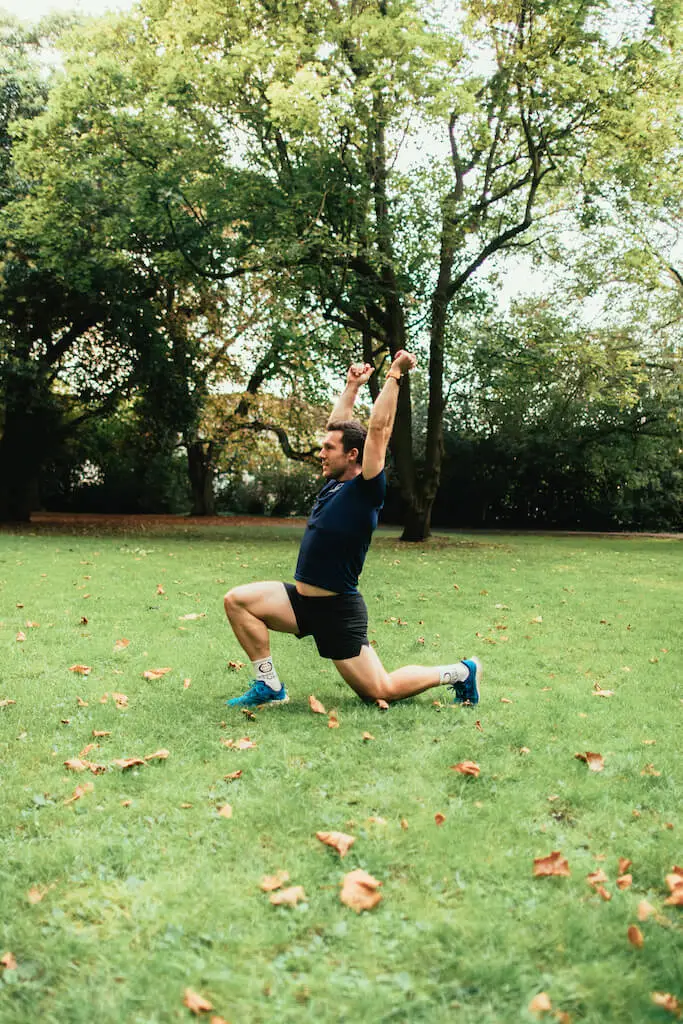 Lunge and Overhead Reach