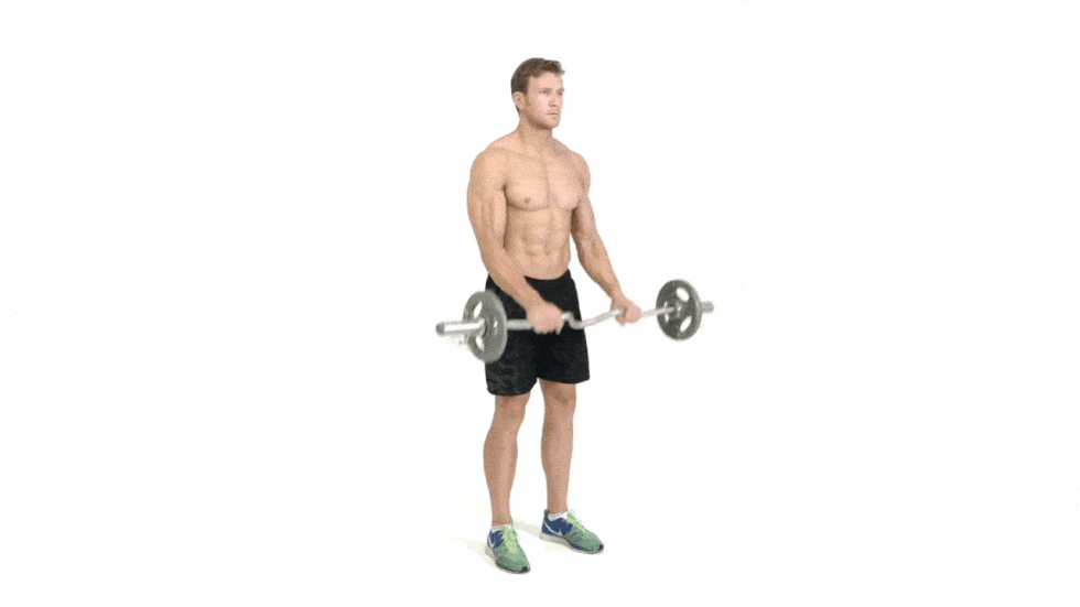 Reverse-Grip EZ Bar Curl
