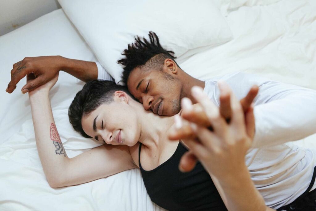 couple in bed