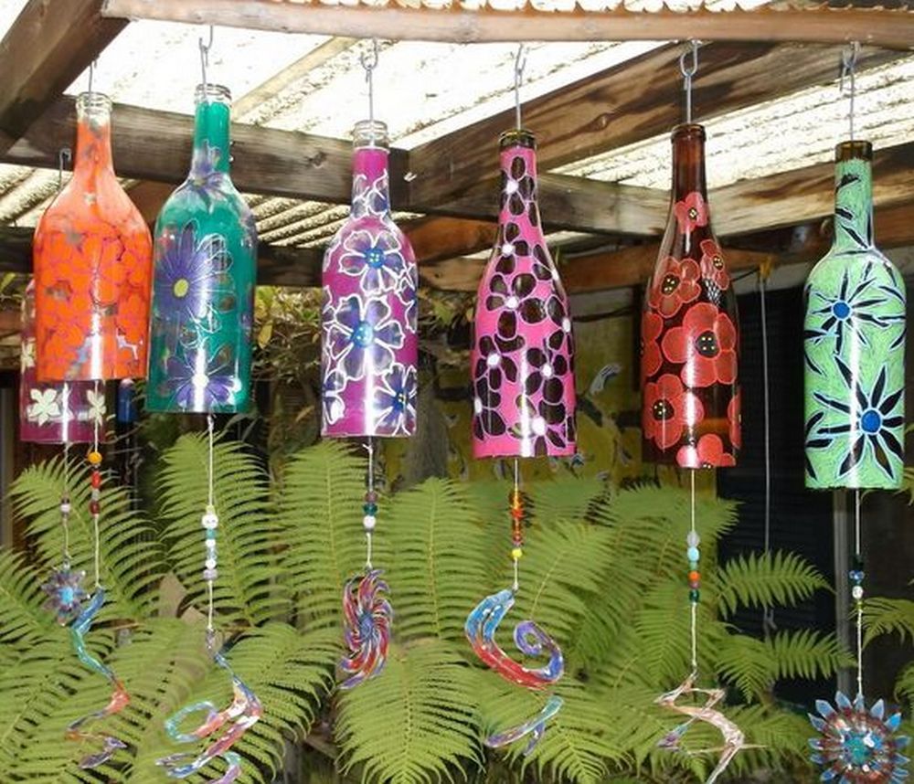 Beer Bottle Wind Chime 