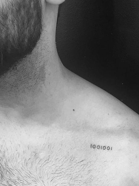 Collarbone Minimalist Tattoo
