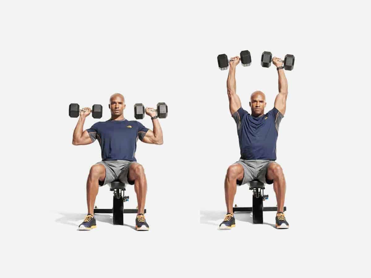 Seated Dumbbell Shoulder Press