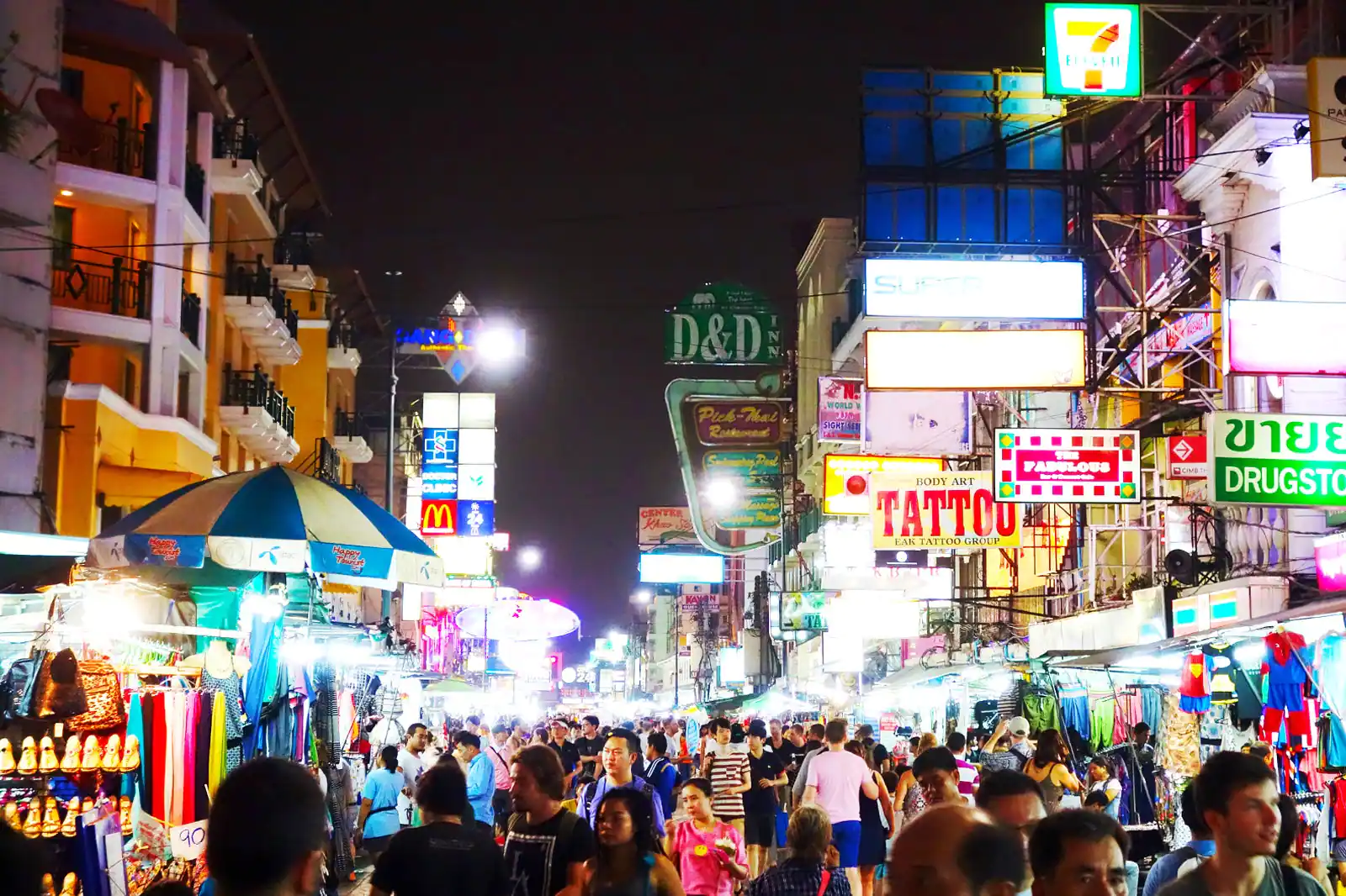 Bangkok night markets