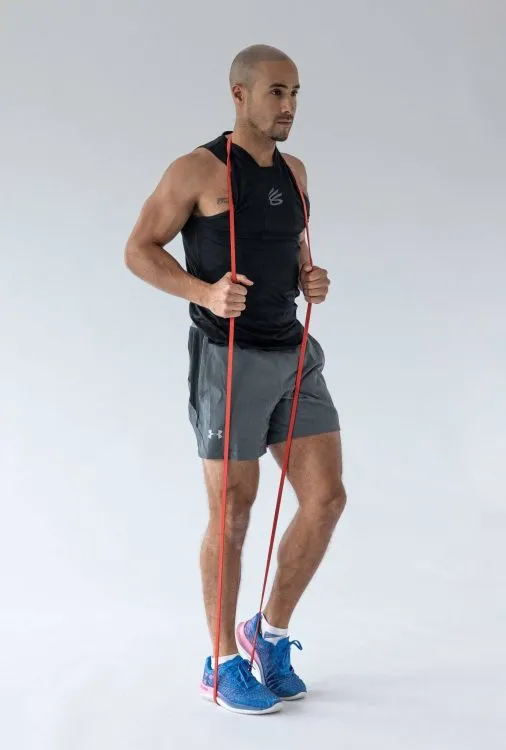 Resistance Band Reverse Lunge