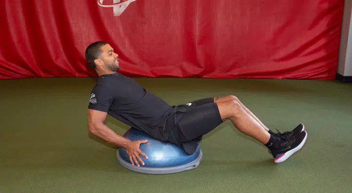 Bosu Knee-Ups