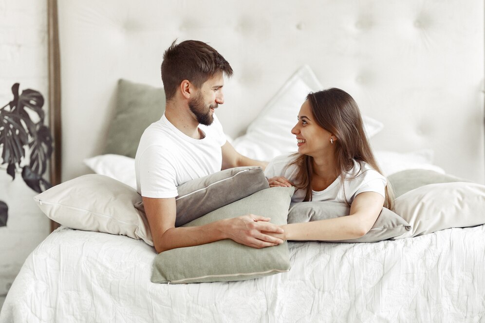 Couple In Bed