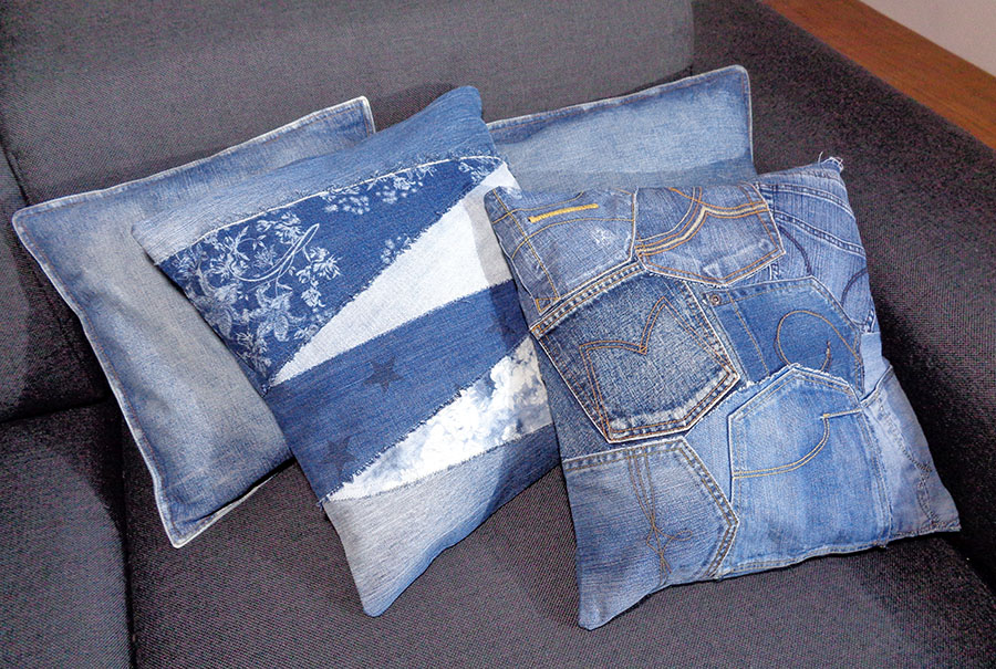 Denim Pillow Covers 