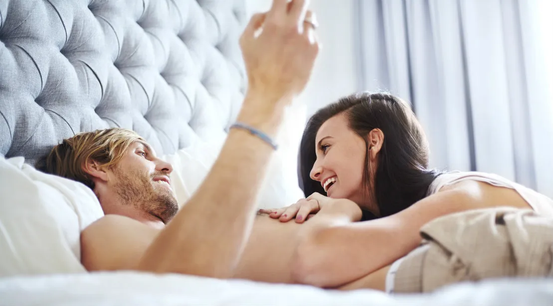 couple in bed 