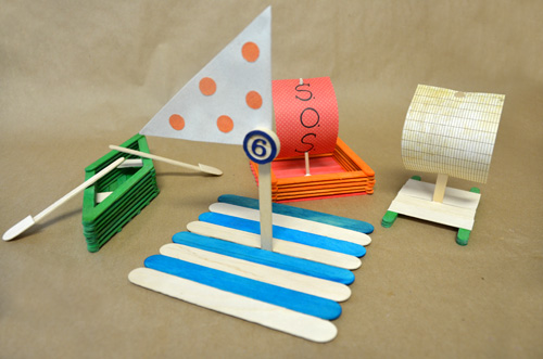 Popsicle Stick Boat 