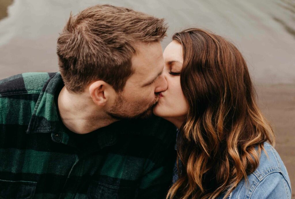 Couple kissing