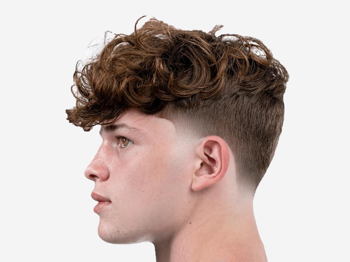 Taper Fade Curly Hair