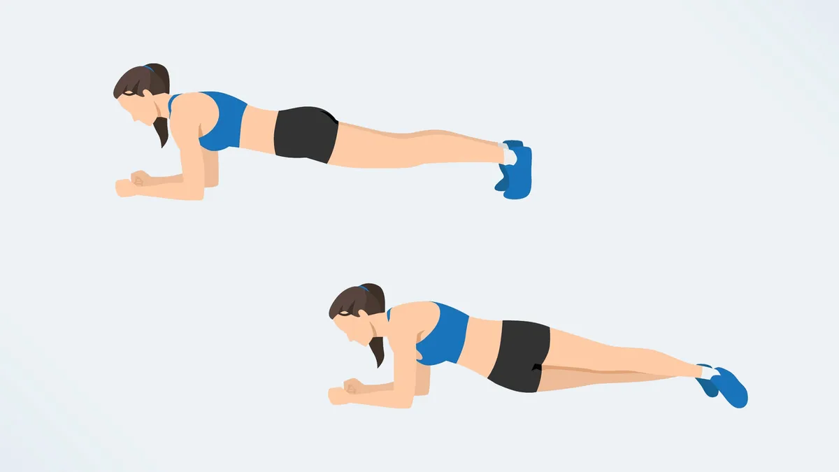 Plank Hip Dips