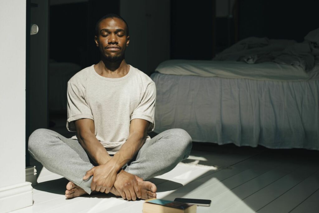 Man Meditating 