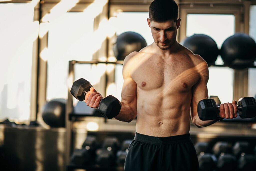 Fitness Man Exercising 