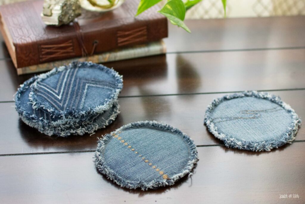 denim coasters 