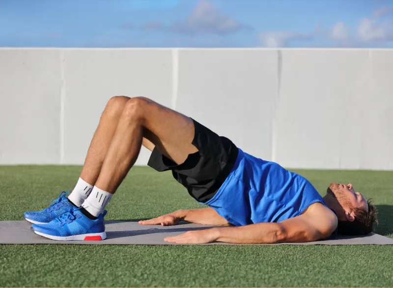 Glute Bridge March