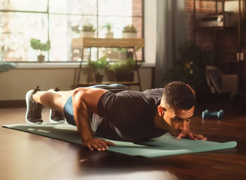 Push-Up To Shoulder Tap