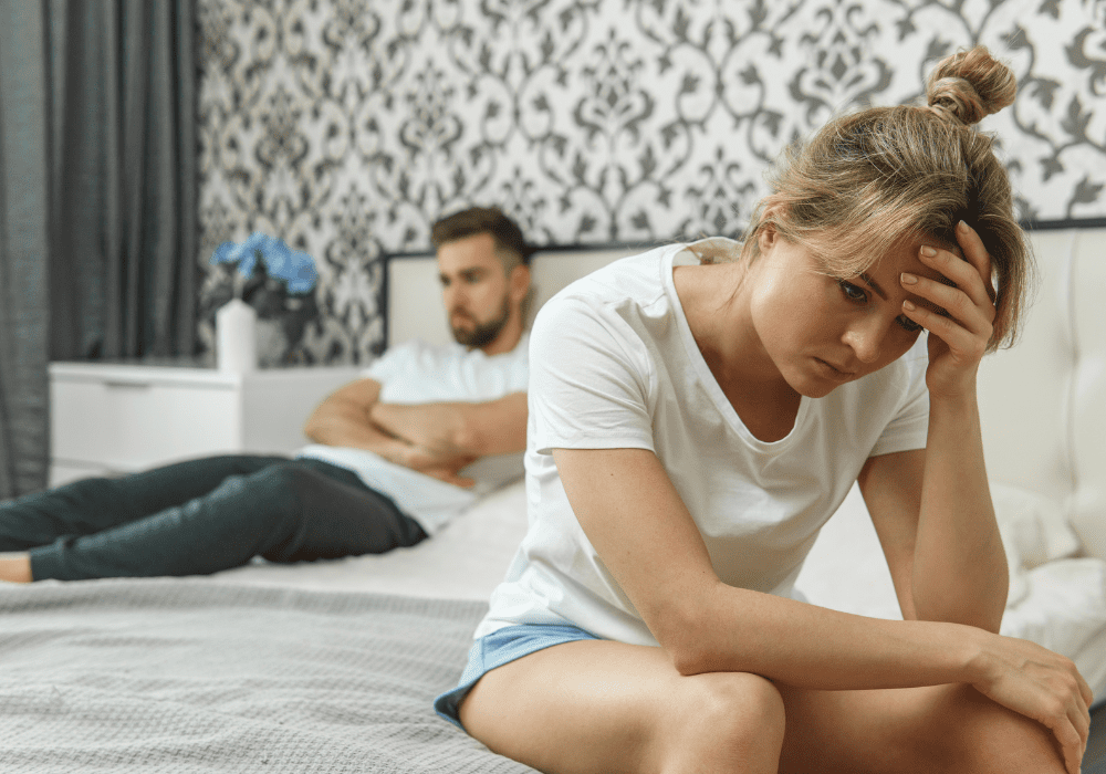 Stressed Couple 