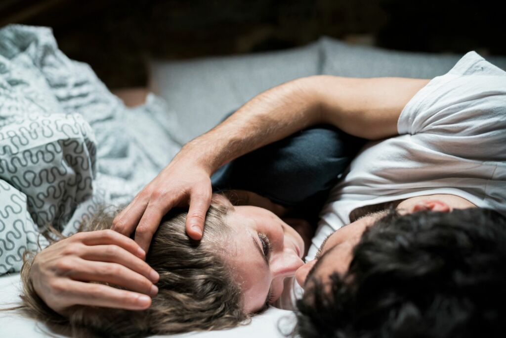 couple on bed