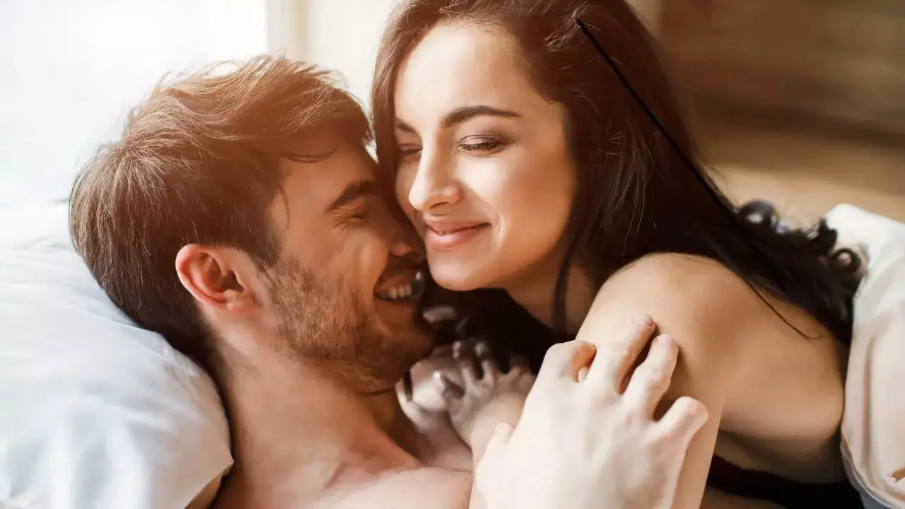 Couple on bed 