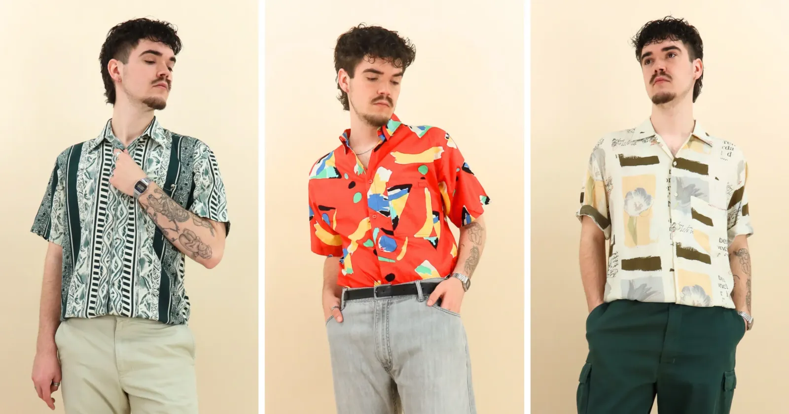 90s Patterned Shirts