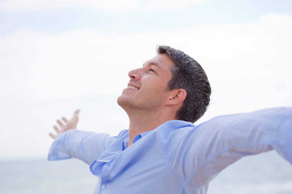Happy smiling man 